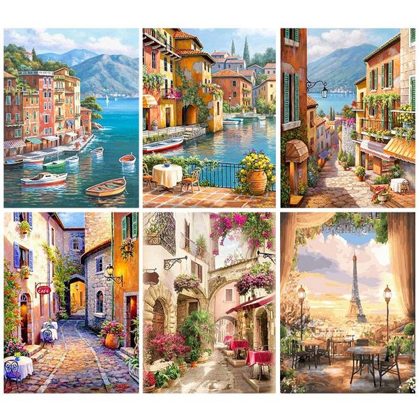 paintings gatyztory paint by numbers for adults children seaside town diy handpainted oil painting landscape picture home wall decor gift
paintings gatyztory paint by numbers for adults children seaside town diy handpainted oil painting landscape picture home wall decor gift