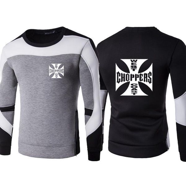 men's hoodies & sweatshirts autumn 2021 clothing west choppers logo print trend stitching color cotton pullover hoodie, Black
men's hoodies & sweatshirts autumn 2021 clothing west choppers logo print trend stitching color cotton pullover hoodie, Black