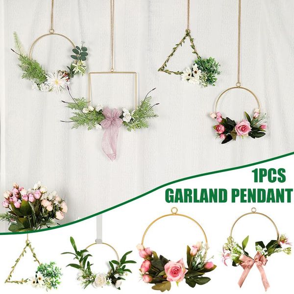 polygona simulation flower wreath door wall hanging floral hoop metal ring garland for wedding decor _wk garden decorations
polygona simulation flower wreath door wall hanging floral hoop metal ring garland for wedding decor _wk garden decorations