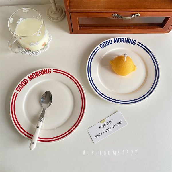 dishes & plates good morning korean coffee shop retro girl heart english alphabet simple ceramic breakfast plate household dish dessert
dishes & plates good morning korean coffee shop retro girl heart english alphabet simple ceramic breakfast plate household dish dessert
