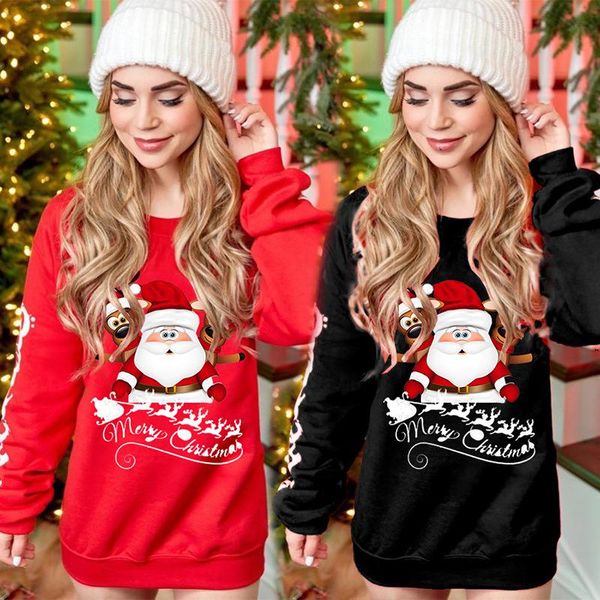casual dresses harajuku loose autumn women santa claus print long sleeve round neck mid-length year's dress clothing, Black;gray
casual dresses harajuku loose autumn women santa claus print long sleeve round neck mid-length year's dress clothing, Black;gray
