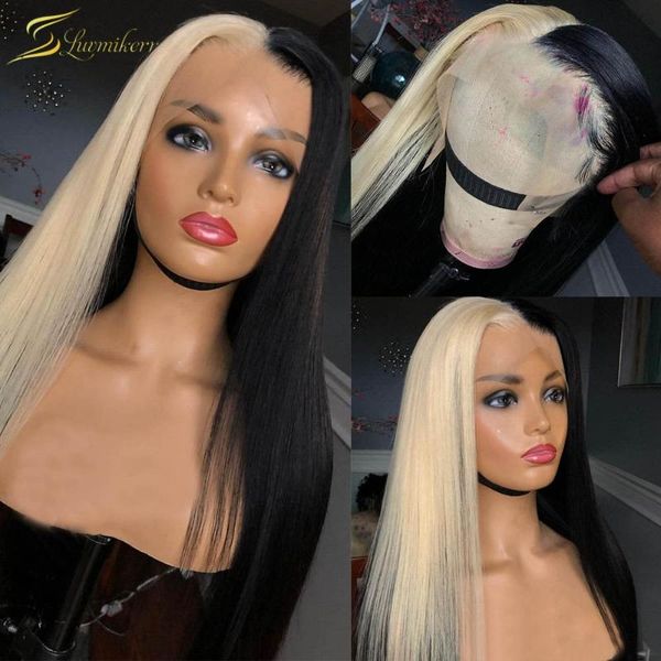 lace wigs 613 blonde front wig straight human hair full frontal black pre plucked colored ombre hd transparent 30, Black;brown
lace wigs 613 blonde front wig straight human hair full frontal black pre plucked colored ombre hd transparent 30, Black;brown