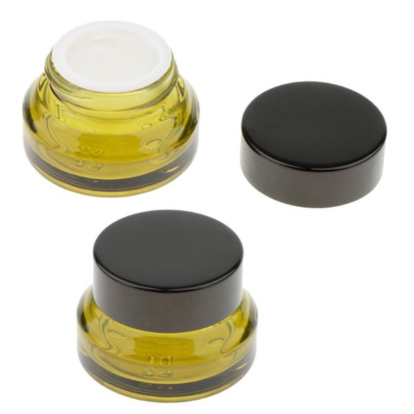 storage bottles & jars 2x empty glass makeup pot containers with screw cap for cosmetic make up lotion container jar
storage bottles & jars 2x empty glass makeup pot containers with screw cap for cosmetic make up lotion container jar