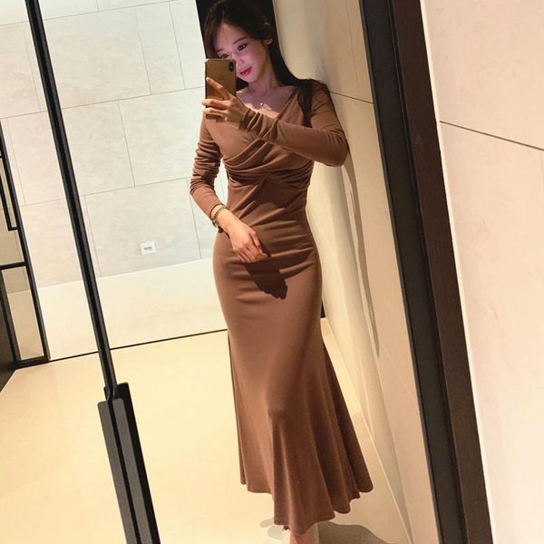 autumn winter korean version slim v-neck knitted bag hip temperament thin women's bottoming dress casual dresses, Black;gray
autumn winter korean version slim v-neck knitted bag hip temperament thin women's bottoming dress casual dresses, Black;gray