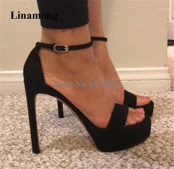 women classical style open toe suede leather high platform sandals black ankle strap heel dress heels shoes1
women classical style open toe suede leather high platform sandals black ankle strap heel dress heels shoes1