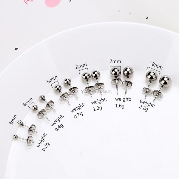 stud earring for women stainless steel fashion simple small bead round gold earing gifts woman accessories wholesale, Golden;silver
stud earring for women stainless steel fashion simple small bead round gold earing gifts woman accessories wholesale, Golden;silver