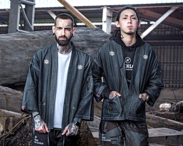 men's jackets kimono-jacket techwear darkwear streetwear japanese style harajuku, Black;brown
men's jackets kimono-jacket techwear darkwear streetwear japanese style harajuku, Black;brown