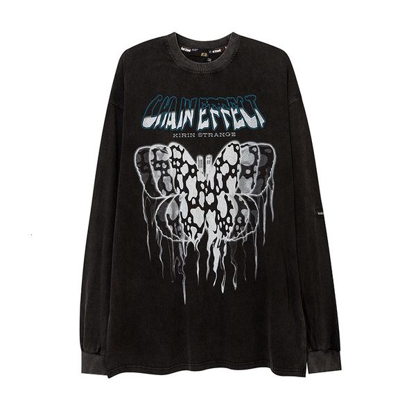 ins high street fashion brand thin large size sweater hip hop rap butterfly long sleeve pullover boys and teenagers bottoming long t, Black
ins high street fashion brand thin large size sweater hip hop rap butterfly long sleeve pullover boys and teenagers bottoming long t, Black