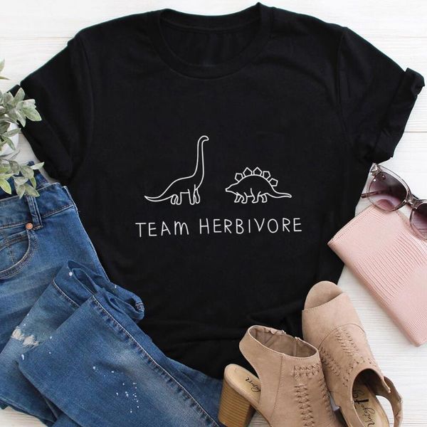 women's t-shirt team herbivore 100%cotton tshirt funny summer casual o-neck short sleeve vegan tee vegetarian party shirts, White
women's t-shirt team herbivore 100%cotton tshirt funny summer casual o-neck short sleeve vegan tee vegetarian party shirts, White