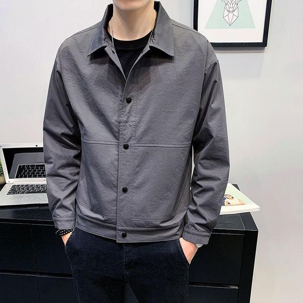 men's jackets the spring and autumn thin casual jacket korean version of trend is simple versatile handsome sports, Black;brown
men's jackets the spring and autumn thin casual jacket korean version of trend is simple versatile handsome sports, Black;brown