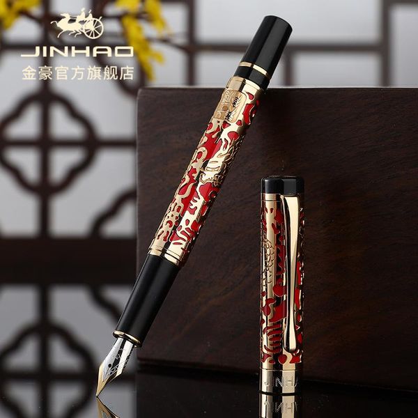 fountain pens jinhao 5000 metal dragon pen luxury 0.5mm nib ink for writing office school supplies
fountain pens jinhao 5000 metal dragon pen luxury 0.5mm nib ink for writing office school supplies