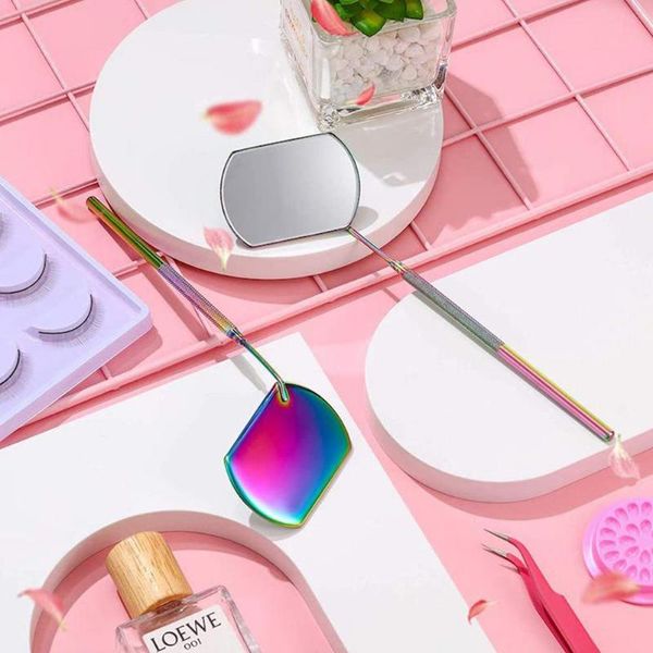 eyebrow tools & stencils 1pc handheld eyelash mirror makeup beauty extension inspection long handle for checking false eyelashes
eyebrow tools & stencils 1pc handheld eyelash mirror makeup beauty extension inspection long handle for checking false eyelashes