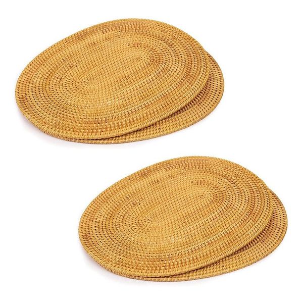 mats & pads -4 pcs oval rattan placemat,natural hand-woven,tea ceremony accessories,suitable for dining room, kitchen,etc
mats & pads -4 pcs oval rattan placemat,natural hand-woven,tea ceremony accessories,suitable for dining room, kitchen,etc