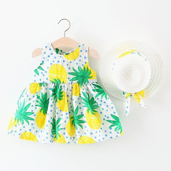 girl's dresses pineapple baby girl dress 2021 summer fruit print with hat princess toddler kids casual sleeveless birthday, Red;yellow
girl's dresses pineapple baby girl dress 2021 summer fruit print with hat princess toddler kids casual sleeveless birthday, Red;yellow
