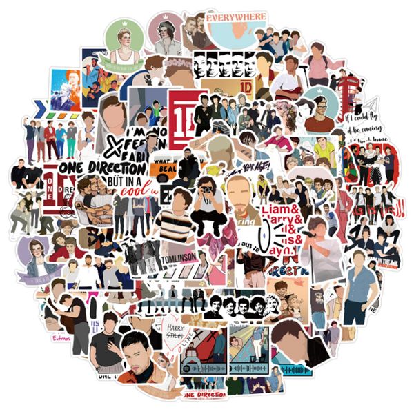 100pcs onedirection band graffiti waterproof skateboard travel suitcase phone lapluggage stickers cute kids girl toys
100pcs onedirection band graffiti waterproof skateboard travel suitcase phone lapluggage stickers cute kids girl toys