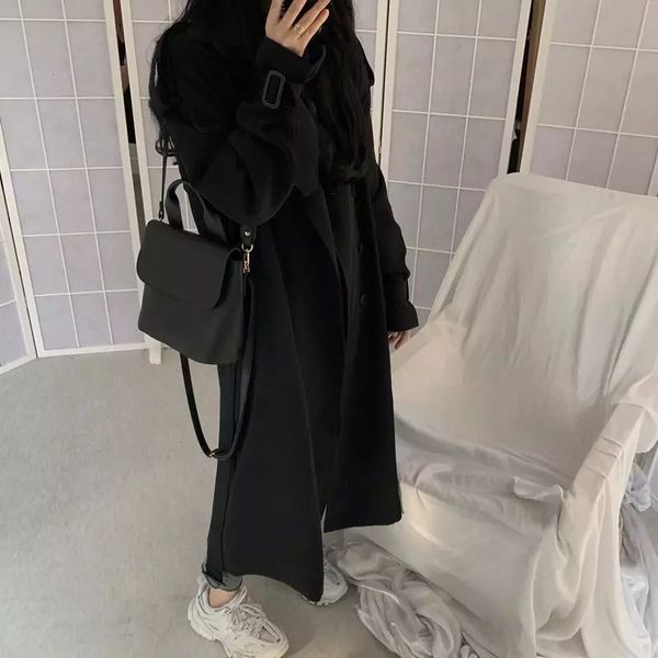 women's suits & blazers female autumn khaki jacket elegant winter loose long female retro oversized 2021 pure fashion color, White;black
women's suits & blazers female autumn khaki jacket elegant winter loose long female retro oversized 2021 pure fashion color, White;black