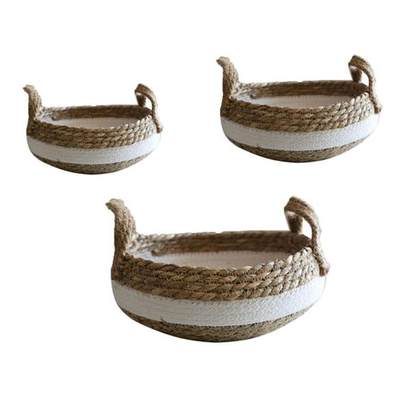 storage baskets hand-woven straw basket tabledebris key cosmetics coffee toy container home decoration
storage baskets hand-woven straw basket tabledebris key cosmetics coffee toy container home decoration