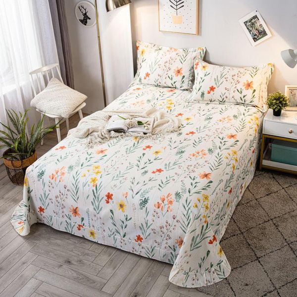 sheets & sets 1 pc bed sheet cotton flat queen size flower printed pastoral linen single (no case) bedclothes
sheets & sets 1 pc bed sheet cotton flat queen size flower printed pastoral linen single (no case) bedclothes