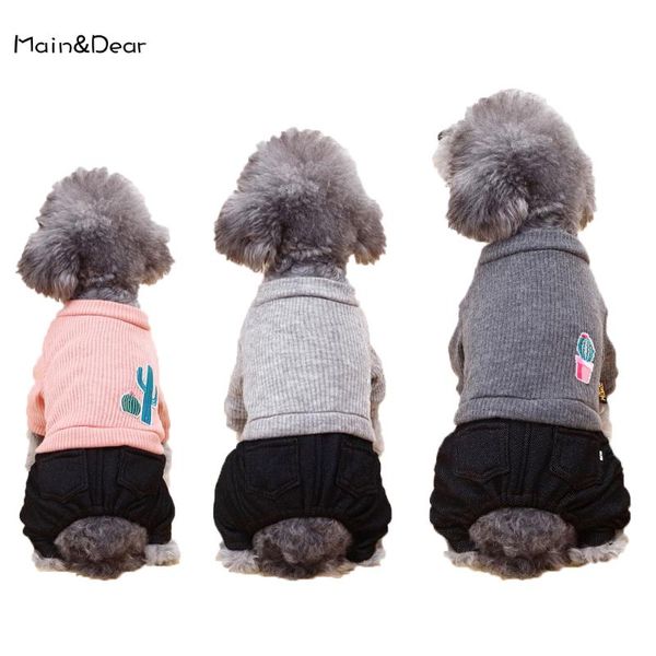 dog apparel fashion embroidered pattern pet suit knitted jacket plus jeans puppy clothes spring and autumn
dog apparel fashion embroidered pattern pet suit knitted jacket plus jeans puppy clothes spring and autumn