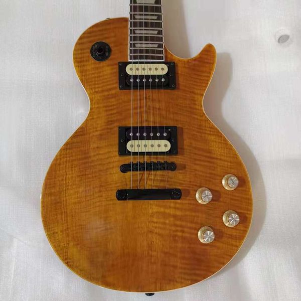 standard electric guitar brown color zebra pickups rosewood fingerboard mahogany body high quality
standard electric guitar brown color zebra pickups rosewood fingerboard mahogany body high quality