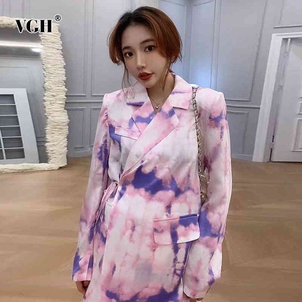 vgh print tie dye shirt for women lapel long sleeve casual lace up hit color korean blouse female fashion new clothing tide 210421, White
vgh print tie dye shirt for women lapel long sleeve casual lace up hit color korean blouse female fashion new clothing tide 210421, White