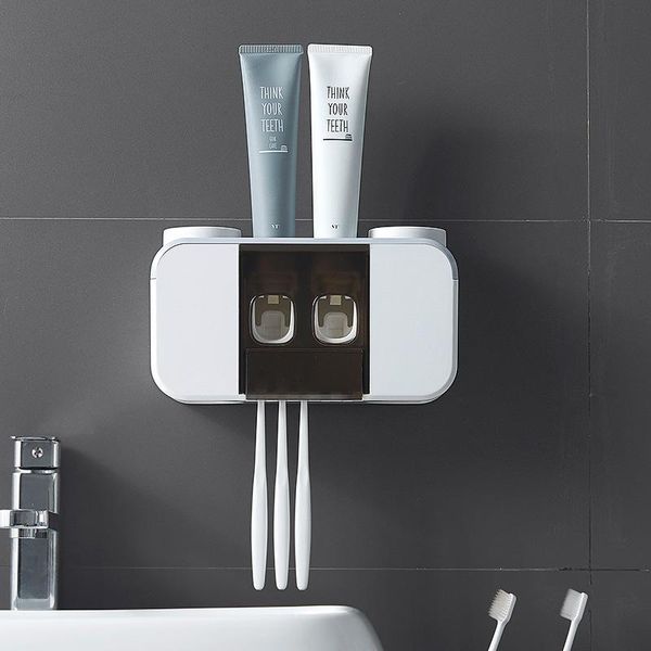 toothbrush holders magnetic adsorption holder automatic toothpaste dispenser wall-mounted bathroom accessories sets home storage shelves
toothbrush holders magnetic adsorption holder automatic toothpaste dispenser wall-mounted bathroom accessories sets home storage shelves