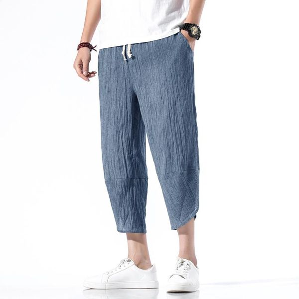 men's pants men oversize wide leg 2021 mens straight casual calf-length korean style summer hip hop male harem streetwear, Black
men's pants men oversize wide leg 2021 mens straight casual calf-length korean style summer hip hop male harem streetwear, Black