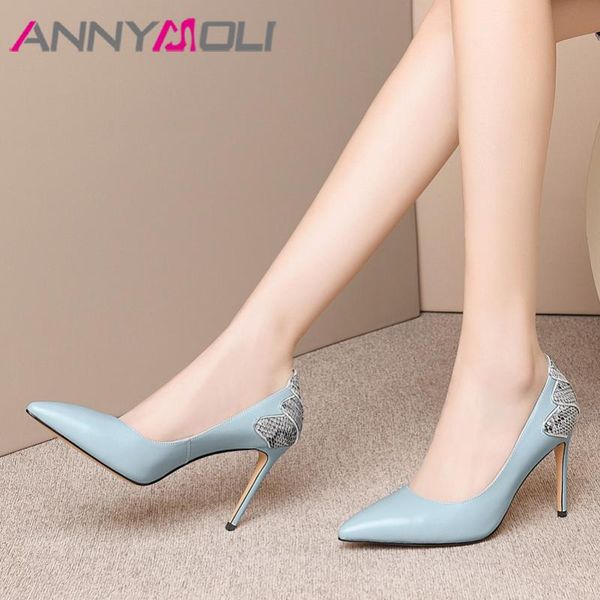 dress shoes annymoli high heels women natural genuine leather thin heel party real pointed toe pumps ladies size 39, Black
dress shoes annymoli high heels women natural genuine leather thin heel party real pointed toe pumps ladies size 39, Black
