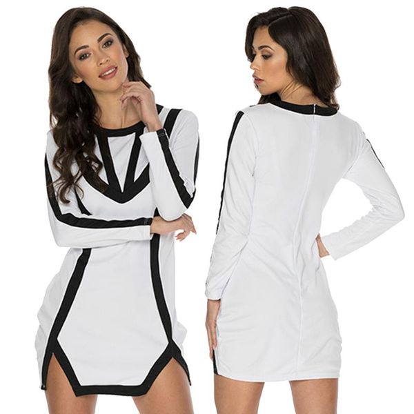 casual dresses skinny bandage bodycon white office lady ol women long sleeve slim mini party club autumn winter clubwear, Black;gray
casual dresses skinny bandage bodycon white office lady ol women long sleeve slim mini party club autumn winter clubwear, Black;gray