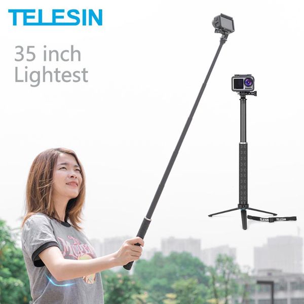 35inch carbon fiber lightest selfie stick + aluminium alloy tripod for hero 5 6 7 8 9 osmo action accessories monopods
35inch carbon fiber lightest selfie stick + aluminium alloy tripod for hero 5 6 7 8 9 osmo action accessories monopods