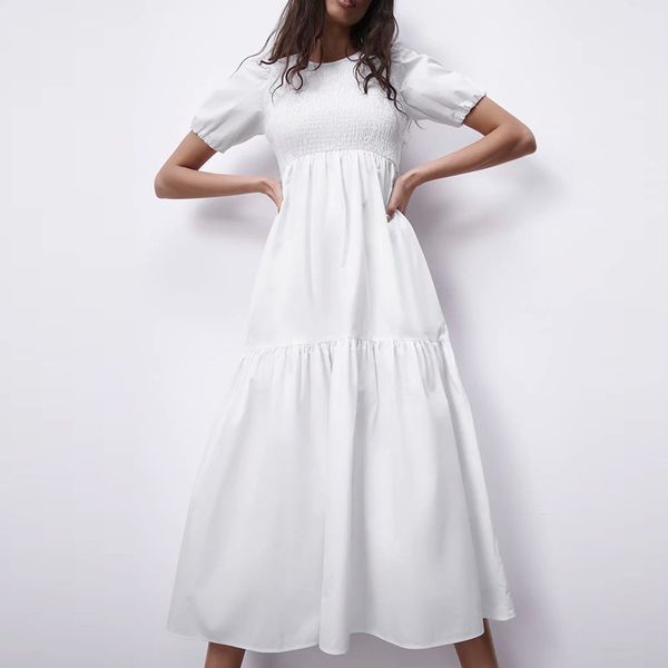 za summer women dress solid elasticity loose office lady o-neck party vestido short sleeve elegant girls causal outfits 210422, Black;gray
za summer women dress solid elasticity loose office lady o-neck party vestido short sleeve elegant girls causal outfits 210422, Black;gray