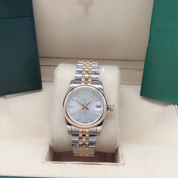 women watches automatic mechanical designer wristwatch size 31mm sapphire crystal pink ladies watch montre de luxe orologio reloj, Slivery;golden
women watches automatic mechanical designer wristwatch size 31mm sapphire crystal pink ladies watch montre de luxe orologio reloj, Slivery;golden