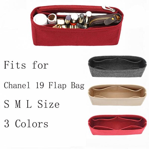 bag parts & accessories insert organizer for 19 flap s m l size makeup handbag inner purse portable cosmetic inside bags 3 colors, Black
bag parts & accessories insert organizer for 19 flap s m l size makeup handbag inner purse portable cosmetic inside bags 3 colors, Black