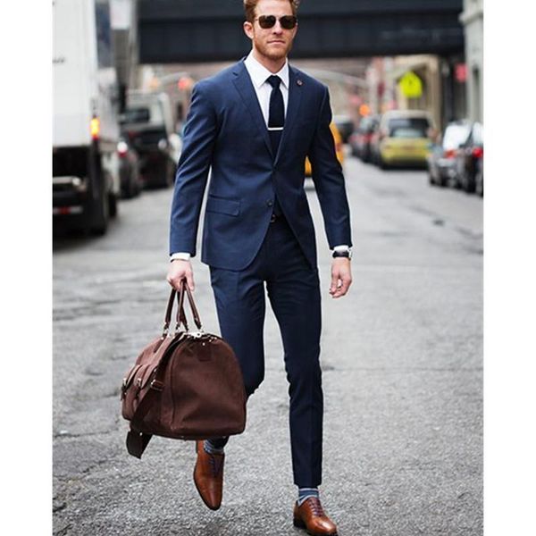 men's suits & blazers custom made navy blue slim fit blazer masculino men costume homme suit wedding groom tuxedos (jacket+pants), White;black
men's suits & blazers custom made navy blue slim fit blazer masculino men costume homme suit wedding groom tuxedos (jacket+pants), White;black