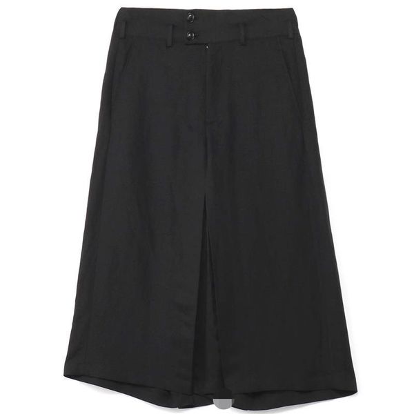 men's shorts spring/summer super loose skirt casual wide-leg trousers solid color over the knee five straight, White;black
men's shorts spring/summer super loose skirt casual wide-leg trousers solid color over the knee five straight, White;black
