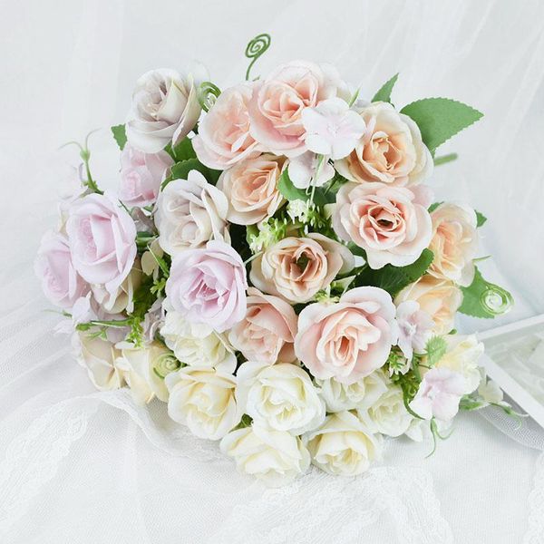 10head/bouquet silk roses artificial flower wedding garden flowers living room desk home decoration fake accessories decorative & wreaths
10head/bouquet silk roses artificial flower wedding garden flowers living room desk home decoration fake accessories decorative & wreaths