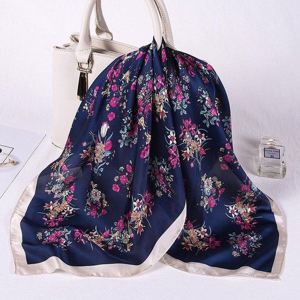 scarves 70x70cm fashion floral printed square silk scarf for women shawl wrap spring summer neckerchife hair band lady winter, Blue;gray
scarves 70x70cm fashion floral printed square silk scarf for women shawl wrap spring summer neckerchife hair band lady winter, Blue;gray