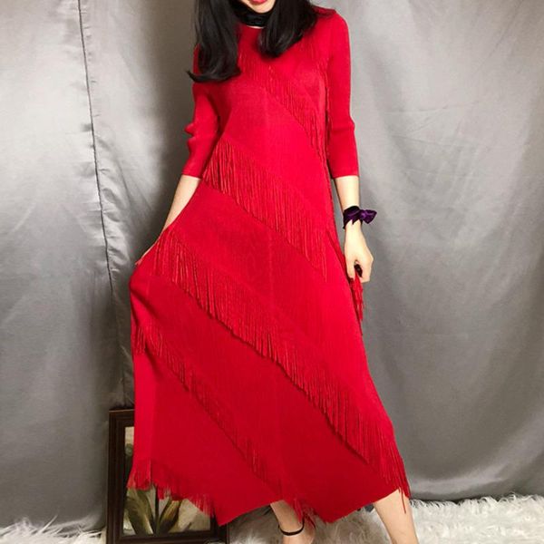 fashion tide autumn temperament women loose plus casual tassels even solid color seven-point sleeve dress tc311 dresses, Black;gray
fashion tide autumn temperament women loose plus casual tassels even solid color seven-point sleeve dress tc311 dresses, Black;gray