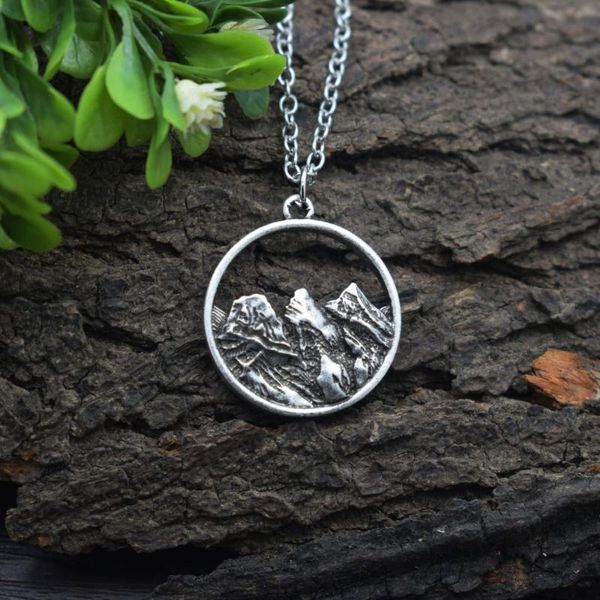 1pcs lovely three sisters mountain necklace pine tree outdoor wanderlust jewelry pendant necklaces, Silver
1pcs lovely three sisters mountain necklace pine tree outdoor wanderlust jewelry pendant necklaces, Silver