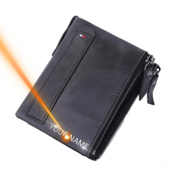 name engraving men wallte genuine leather zipper solid po holder male wallets vintage fashion purse, Red;black
name engraving men wallte genuine leather zipper solid po holder male wallets vintage fashion purse, Red;black