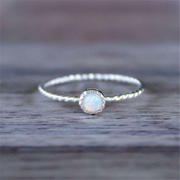 wedding rings cute female white opal stone ring charm silver color thin for women dainty bride round engagement, Slivery;golden
wedding rings cute female white opal stone ring charm silver color thin for women dainty bride round engagement, Slivery;golden