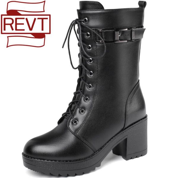 boots revt winter women high genuel leather fashion lace-up zip wool snow non-slip black lady's shoes woman 43
boots revt winter women high genuel leather fashion lace-up zip wool snow non-slip black lady's shoes woman 43