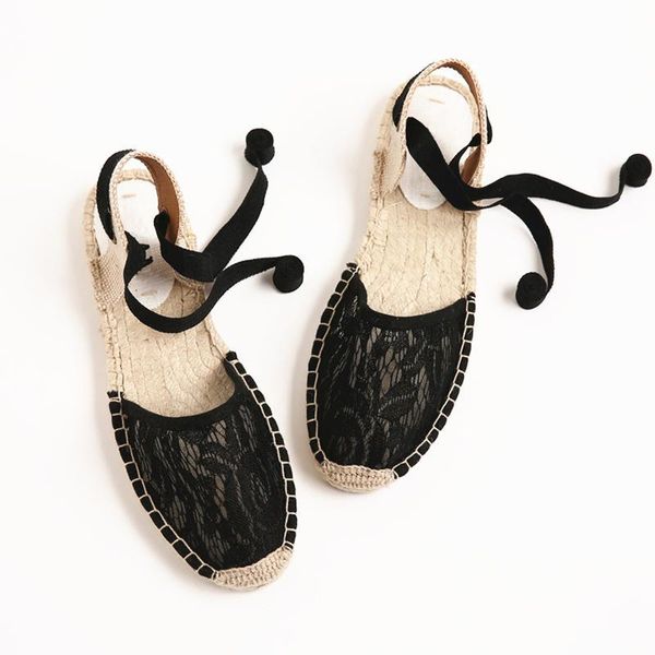 sandals insta must have ankle strappy espadrilles women summer cool mesh shoes woman sole lace up flats z504, Black
sandals insta must have ankle strappy espadrilles women summer cool mesh shoes woman sole lace up flats z504, Black