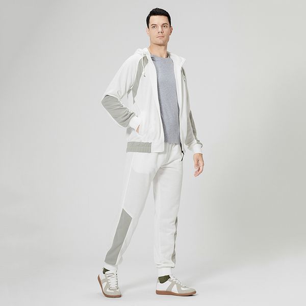 men's hoodie casual long sleeve trousers o-neck zipper color block polyester basic coat sweater pullover home furnishing fall/winter es, Black
men's hoodie casual long sleeve trousers o-neck zipper color block polyester basic coat sweater pullover home furnishing fall/winter es, Black