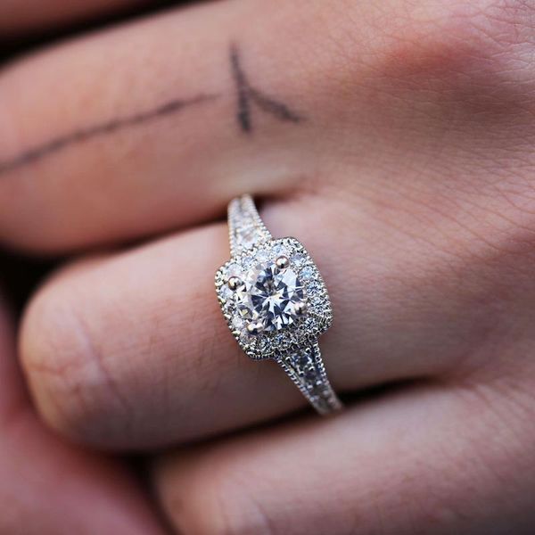 wedding rings huitan eternity love ring with round brilliant cubic zirconia prong setting women's fashion jewelry engagement for lover, Slivery;golden
wedding rings huitan eternity love ring with round brilliant cubic zirconia prong setting women's fashion jewelry engagement for lover, Slivery;golden