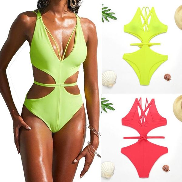 cut out one piece swimsuit neon bandage bathing suit women v-neck monokini push up swimwear hollow bodysuit beach wear one-piece suits
cut out one piece swimsuit neon bandage bathing suit women v-neck monokini push up swimwear hollow bodysuit beach wear one-piece suits