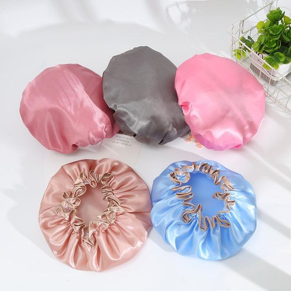 ladies double-layer shower cap, waterproof shampoo, hair care, super soft fabric, dry beauty kitchen oil cap caps
ladies double-layer shower cap, waterproof shampoo, hair care, super soft fabric, dry beauty kitchen oil cap caps