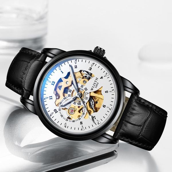 wristwatches wlisth fashion casual watch tourbillon men full black steel luxury business waterproof automatic mechanical1, Slivery;brown
wristwatches wlisth fashion casual watch tourbillon men full black steel luxury business waterproof automatic mechanical1, Slivery;brown