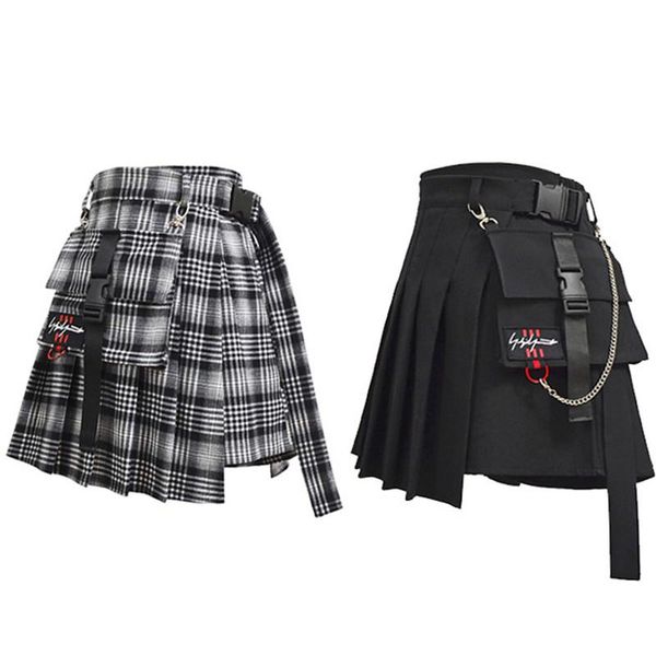 skirts adomoe women high waist shorts with pocket japan harajuku hard girl vintage plaid irregular pleated fashion mini skirt, Black
skirts adomoe women high waist shorts with pocket japan harajuku hard girl vintage plaid irregular pleated fashion mini skirt, Black
