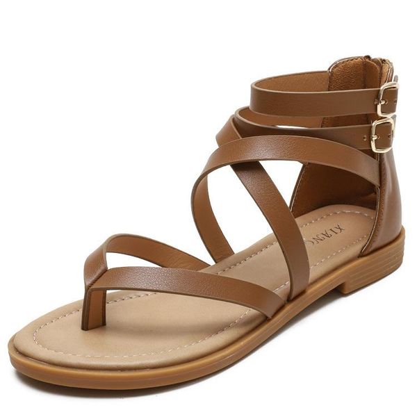 sandals roman thin strap cross female flat bottom fairy style summer simple low-heel retro all-match women's shoes xm038, Black
sandals roman thin strap cross female flat bottom fairy style summer simple low-heel retro all-match women's shoes xm038, Black